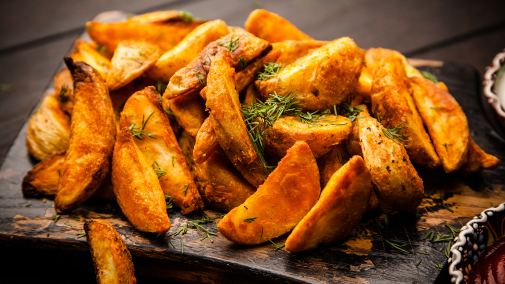 Frites Patate douce recette My American Shop