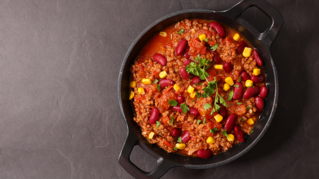 Chili Con Carne aux patates douces
