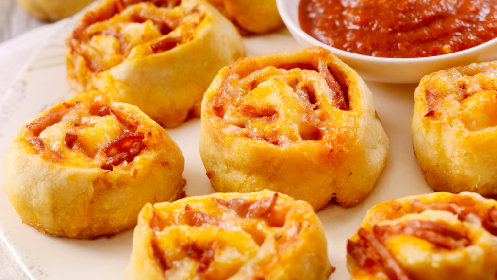 Pizza Rolls Oignons Gouda Origan