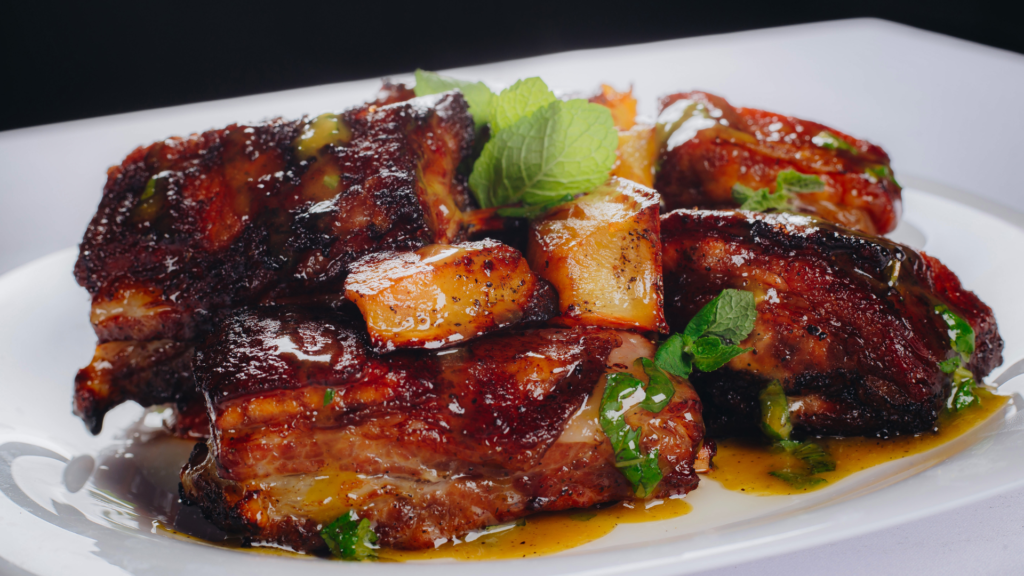 Travers de porc recette My American Shop