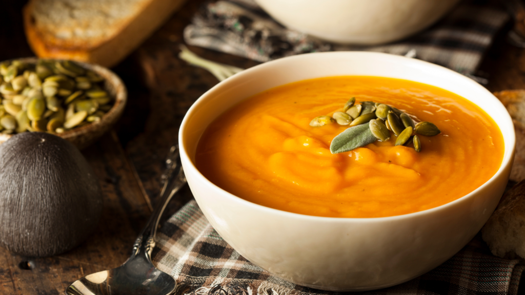 Crème de Citrouille au Lait de Coco