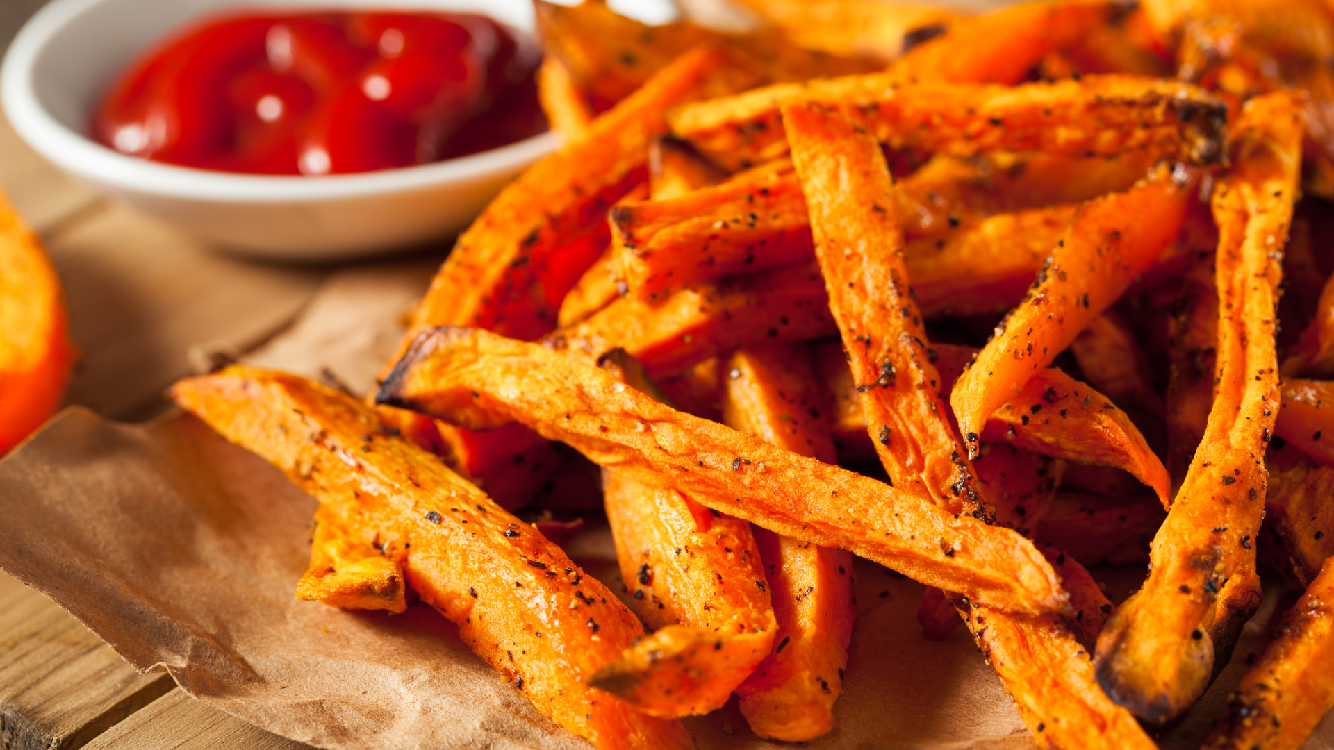 Frites Patate douce recette My American Shop