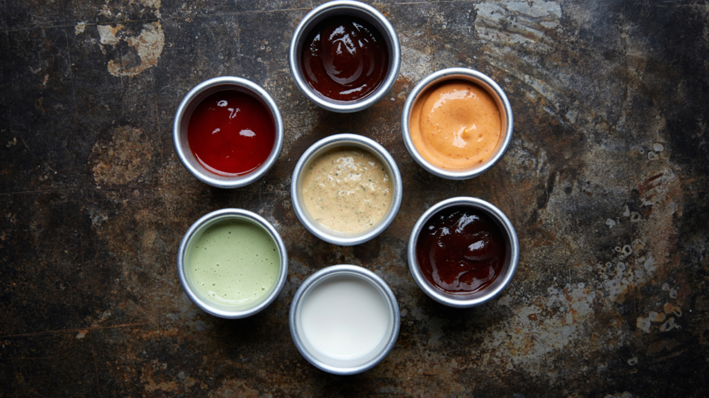 Dips et sauces variées My American shop