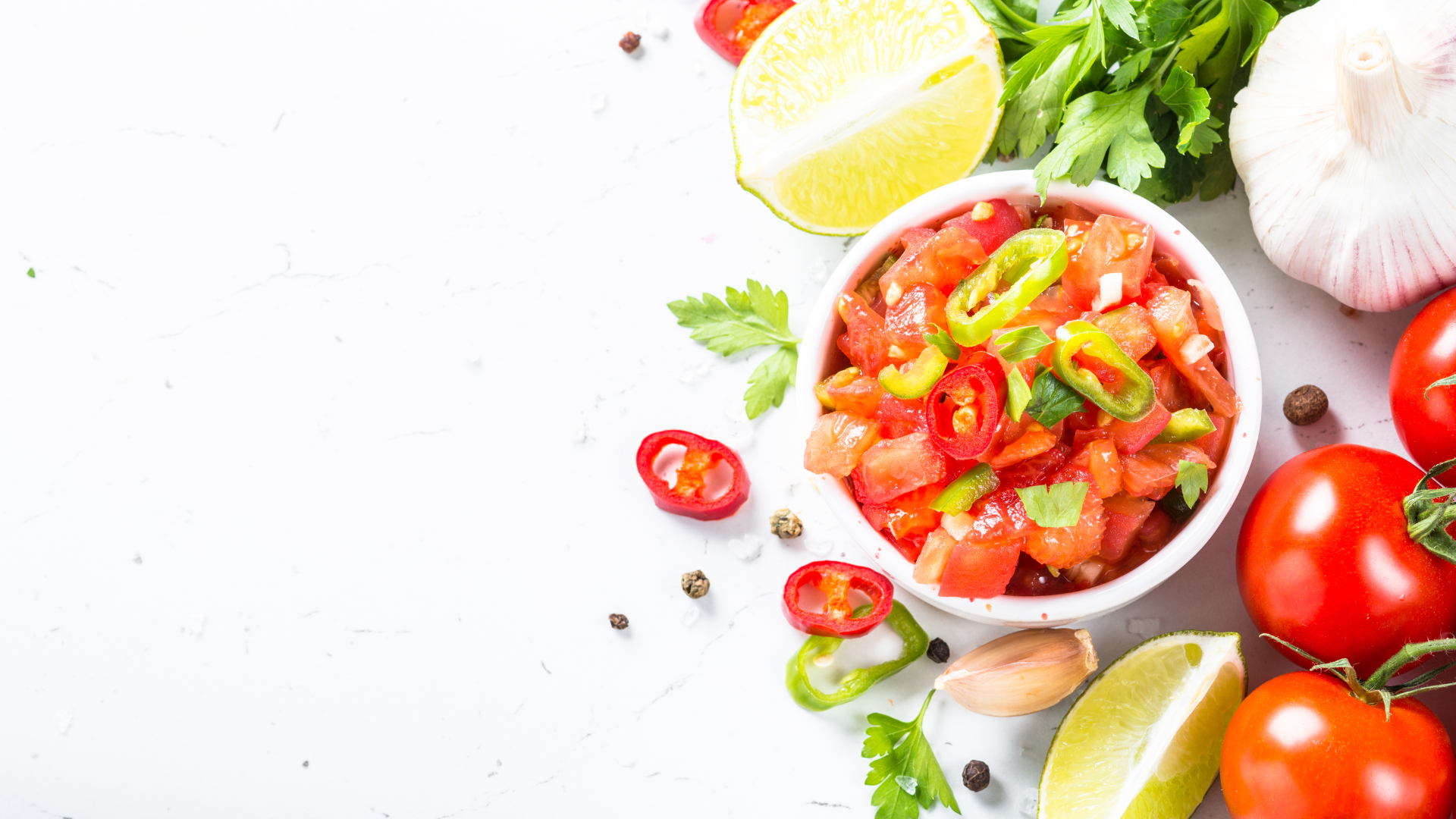 Salsa de tomates Recette My American Shop